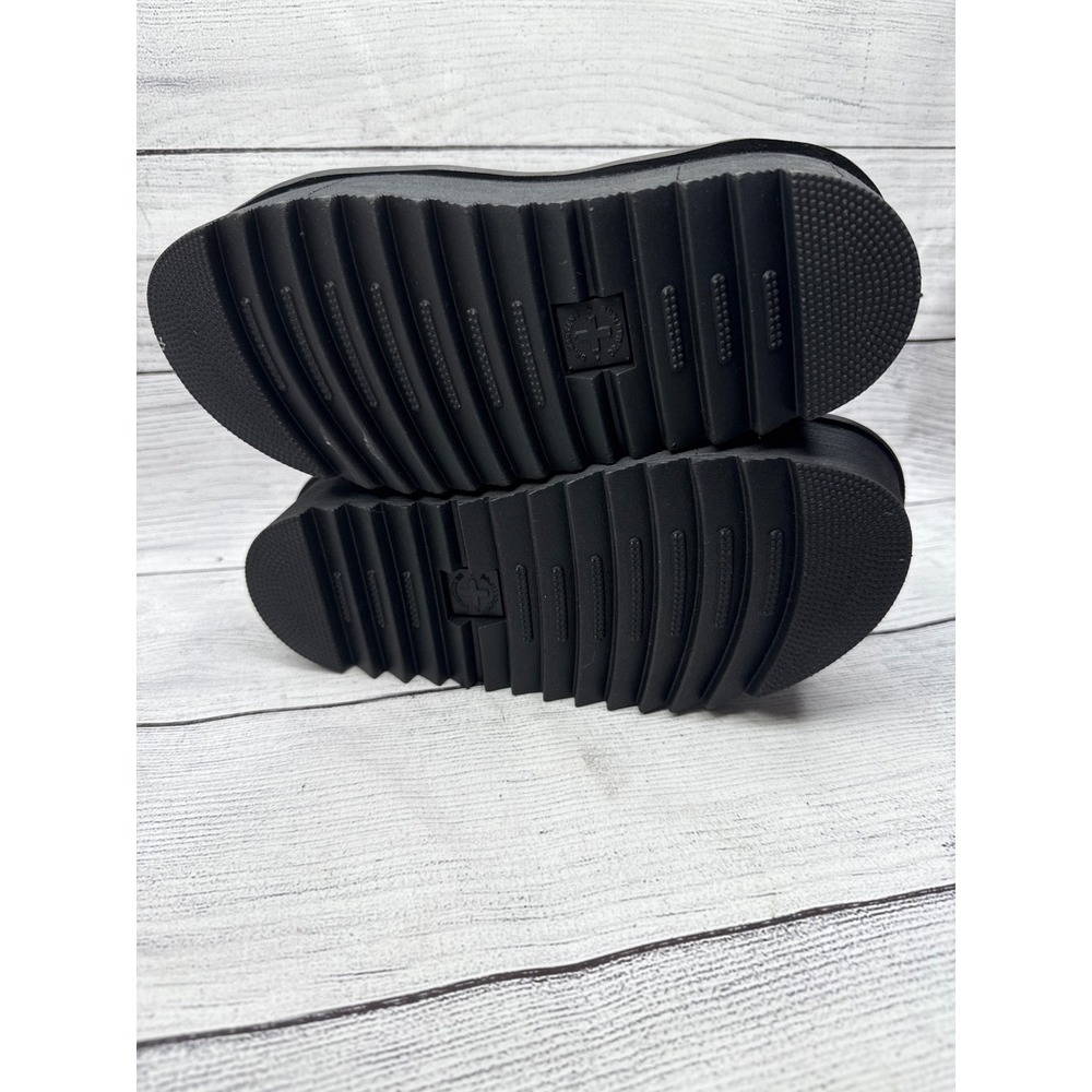 Dr. Martens Blaire Black Leather Platform Sandals Adjustable Buckle Straps‎ - Picture 3 of 6